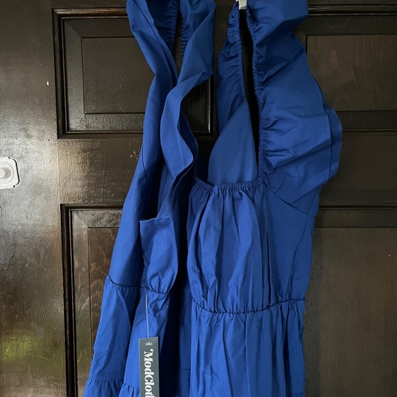 NWT Modcloth Notes Of Grace Maxi Dress royal blue 2X - Picture 3 of 3